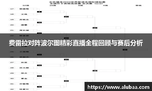 费雷拉对阵波尔图精彩直播全程回顾与赛后分析